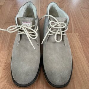 Calvin Klein Men's Tan Suede Chukka Boots
